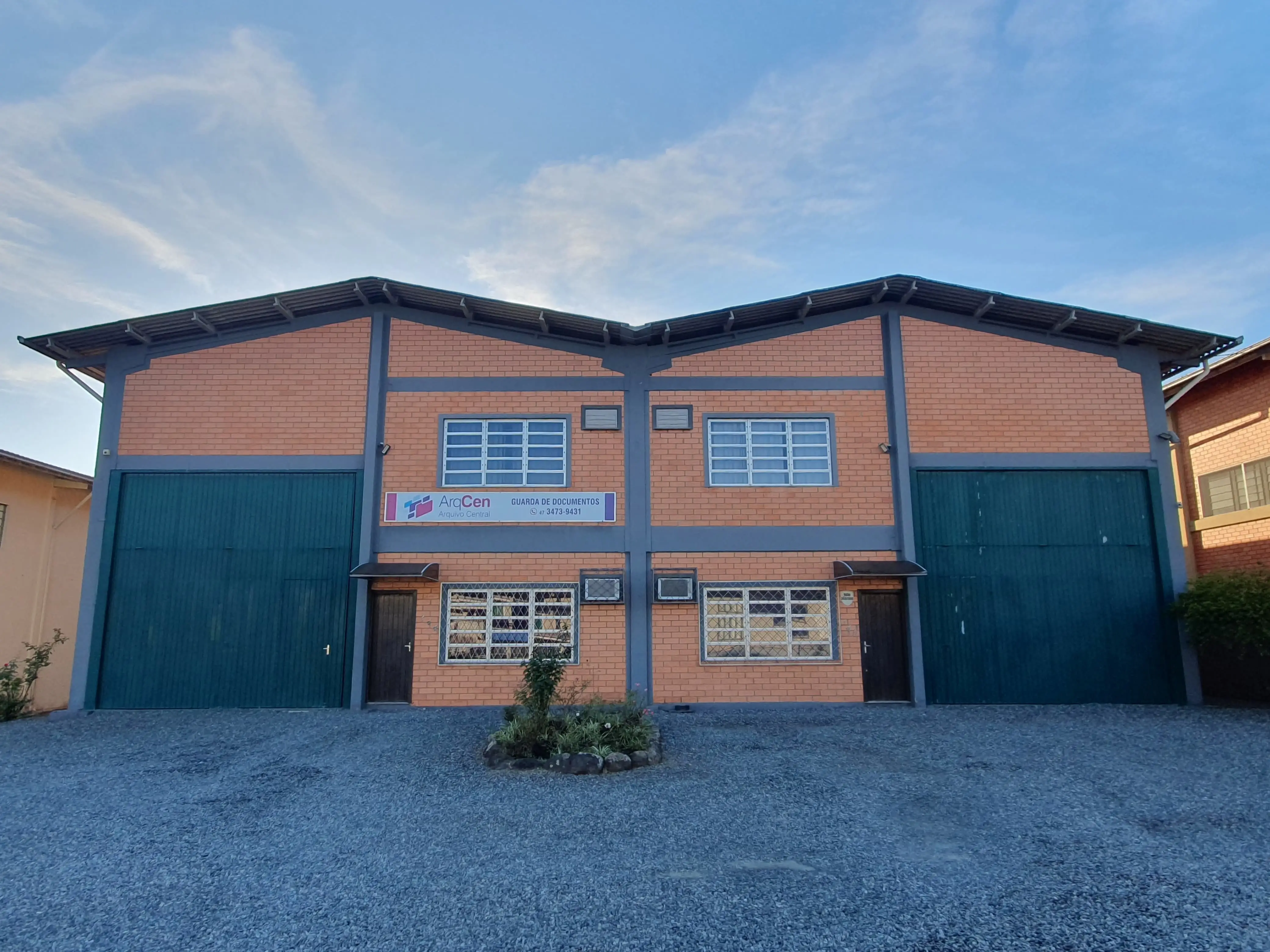 Instalações da ArqCen – Arquivo Central em Joinville, SC